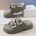 thumbnail image 4 of Zapatos Ducha Sandalias Playa Doble Hebilla Suela Gruesa Ajustable para Mujeres Y Hombres, 4 of 8