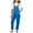 Blue, variant on Kid Girls Summer Jumpsuits Casual School Romper Yellow Overalls with Side Pockets Spring Summer Romper Tween Girls Trendy Stuff 7-8 Years