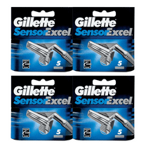 Gillette Sensor Excel, 5 Razors Each (Value Pack of 4)