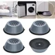 thumbnail image 5 of 4 almohadillas antivibración para pies de lavadora, soporte para lavadora, soporte para secadora, soporte de choque para evitar que se muevan, suministros antideslizantes para el hogar, 5 of 6