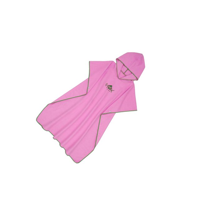 ziyahi Surf Poncho Quick-Drying Changing Robe Surfer Cape Towel Pink Hooded