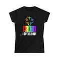 thumbnail image 3 of Proud LGBT Shirt Love is Love Shirt LGBTQ Pride Rainbow Flag Shirts for Women, 3 of 8