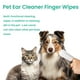 thumbnail image 4 of Oferta por tiempo limitado!Toallitas para dedos para el cuidado de mascotas, toallitas limpiadoras de dientes para gatos y perros, toallitas para dientes de perros, refrescan el aliento, reducen la p, 4 of 9