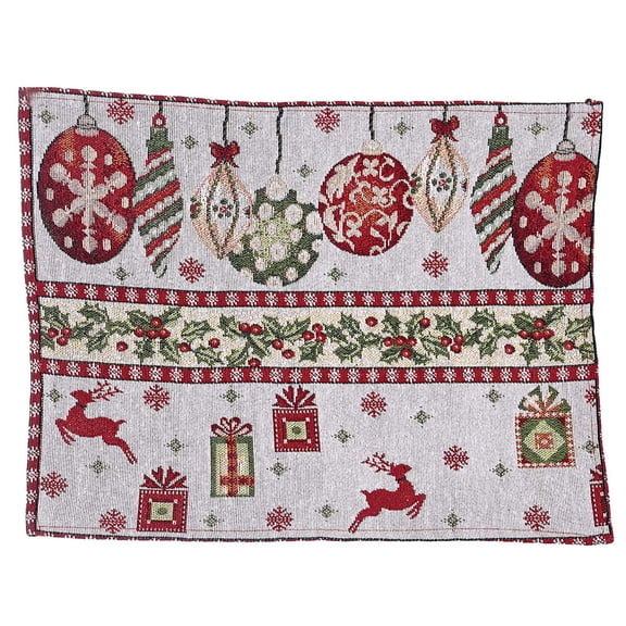 Vikakiooze 2022 2020 Christmas Placemat Family Table Atmosphere Arrangement Supplies Decorations