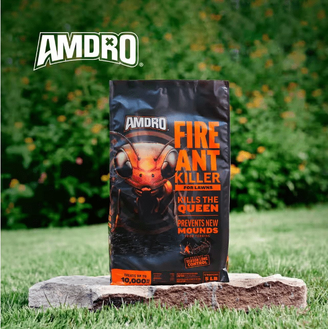 5 lb. 10,000 sq. ft. Outdoor Fire Ant Killer Yard Treatment Granule Bait with 3-Month Control (2-Pack)