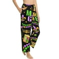 thumbnail image 2 of Fotbe Mardi Gras3 Women's Pajama Pants,Sleepwear Pants,Pj Bottoms Drawstring And Pockets-Medium, 2 of 9