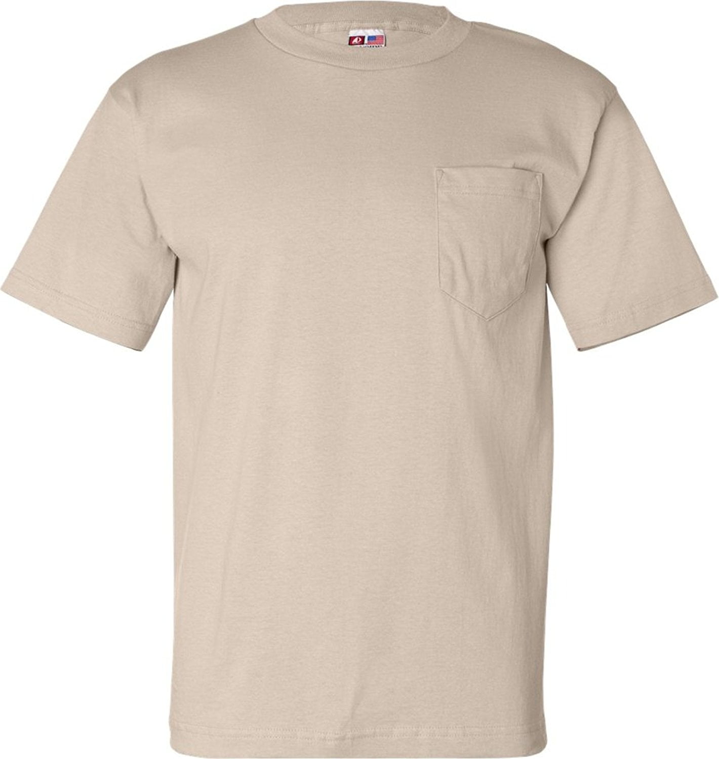 6.1 Oz. Basic Pocket T-Shirt, 7100, Black, Xl, Pack12 - Walmart.com