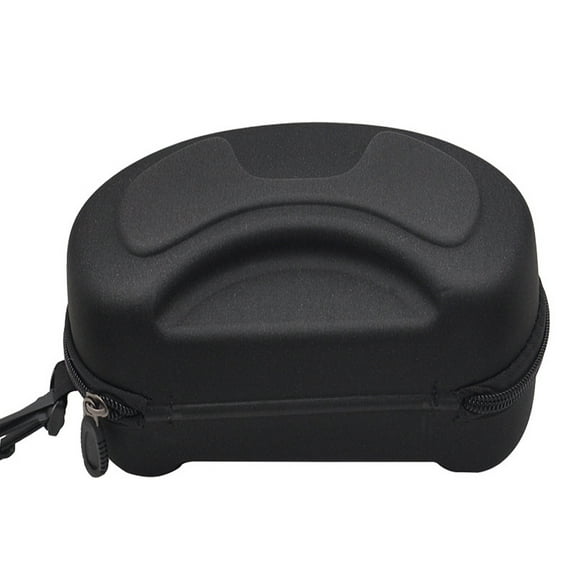 Cycling Glasses Case, Large Heightening Glasses Case Ski Goggles Box Shockproof Sunglasses Bag Cycling Eyewear Case Hard Zipper Box (Black)