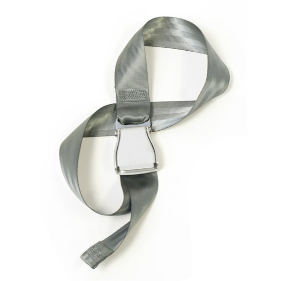 Airplane Buckle Belt - Hip, Comfortable and Durable (XL, Gray Cement)