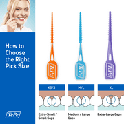 TePe EasyPick™ Blue - M/L 36-Pack - Dental Floss Picks