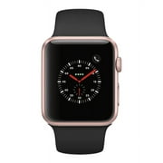 Apple Watch Series 2 - 38mm, WiFi - Rose Gold with Black Sport Band - Scratch & Dent