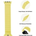 thumbnail image 2 of Magnetic Silicone Loop Band Compatible with Apple Watch Bands 38mm 40mm 41mm 42mm 44mm 45mm, Adjustable Loop Strap Soft Silicone Sport Wrist Band for Apple Watch Series 7 45 mm Series SE 6 5 4 3 2 1, 2 of 6