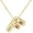 F, variant on Bubble Letter Necklace For Women,Dainty Balloon Initial Necklaces 18k Gold Plated Chain Pendant Alphabet Necklaces For Girlfriend Charm Simple Gift Jewelry