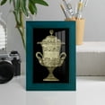 thumbnail image 5 of Garden Antiquities IV -Framed Print w/glass-Ocean Blue, 5 of 8