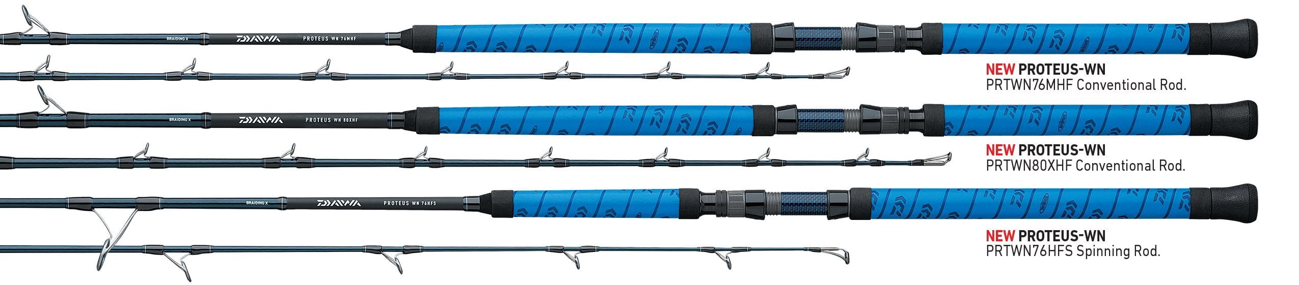 Daiwa Proteus SS Conventional Rods 
