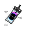 thumbnail image 4 of Quinlirra Sac Imperméable pour Téléphone Mobile Plongée Écran Tactile Natation en Plein Air Rafting Sac Spécial Scellé Housse de Protection Imperméable Offres Universelles du Jour Liquidation, 4 of 8