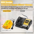 thumbnail image 2 of Cargador de Batería HXTMOJU 20V Compacto con Pantalla LED 110-220V, 2 of 7