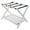 White, variant on Winsome Reese Luggage Rack with Shelf, Teak Finish