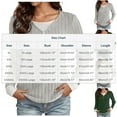 thumbnail image 2 of FNFHFY Plus Size Long Sleeve Shirts for Women Fake Two Piece Henley Shirt Dressy Casual Ribbed Spring Blouse Y2k Going Out Tops, 2 of 7