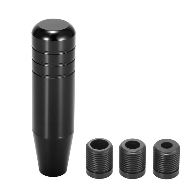 1 Juego 13cm Aluminio Aleación Universal Manual Coche Marcha Cambio Perilla Negro Unique Bargains Marcha Cambio Perilla