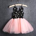 thumbnail image 5 of Fortune Petite Fille Princesse Robe Polka Dot Imprimer Sling Robe Maille TuTu Robe, 5 of 5