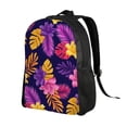 thumbnail image 2 of Fotbe Purple Flower Travel Laptop Backpack, Business Slim Sturdy Laptops Backpack, Water Resistant College School Computer Bag Gift for Men & Women Fits 15.6 Inch Notebook, 2 of 8
