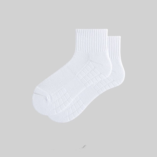Calcetines deportivos de otoño e invierno para hombre, calcetines para correr, calcetines de algodón con fondo de toalla grueso que absorben los golpes, calcetines de baloncesto para hombre