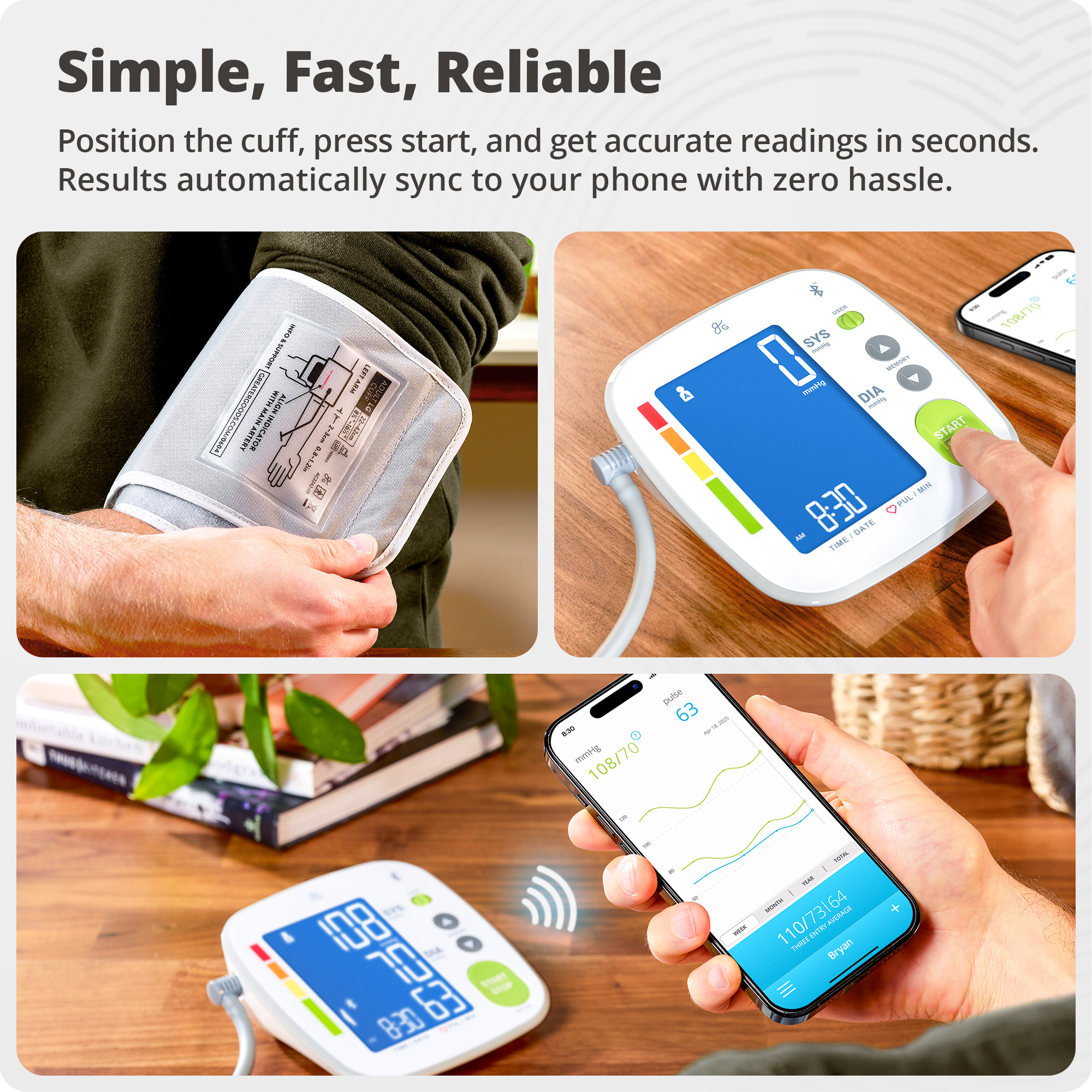 Greater Goods Bluetooth Blood Pressure Monitor photo 5