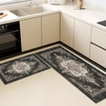 thumbnail image 5 of Kitchen Rugs Sets of 3 Non Slip Washable Kitchen Mats for Floor, Waterproof Kitchen Runner Rug, Floor Mat Carpet for Entryway, Laundry, Sink, Hallway, Bathroom, 5 of 12