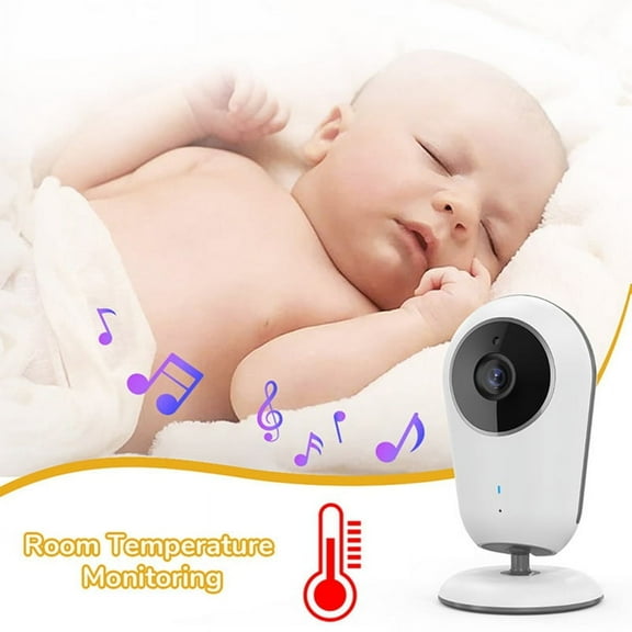 4 Inch Video Baby Monitor Camera 3X Digital Zoom Two Way Audio Auto Night Vision HD Security Camera US PLUG