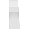 thumbnail image 3 of 72"W x 12"H x 4"D x 4"F, 4/12 Pitch, Saratoga Architectural Grade PVC Gable Bracket, 3 of 8