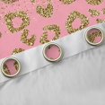 thumbnail image 4 of jejeloiu Chic Leopard Pattern Black Out Curtains,Gold Glitter Print Curtains Pack of 2 (42x63 Each),Jungle Cheetah Bedroom Curtains For Girls Kids,Ultra Soft Home Decor, 4 of 6