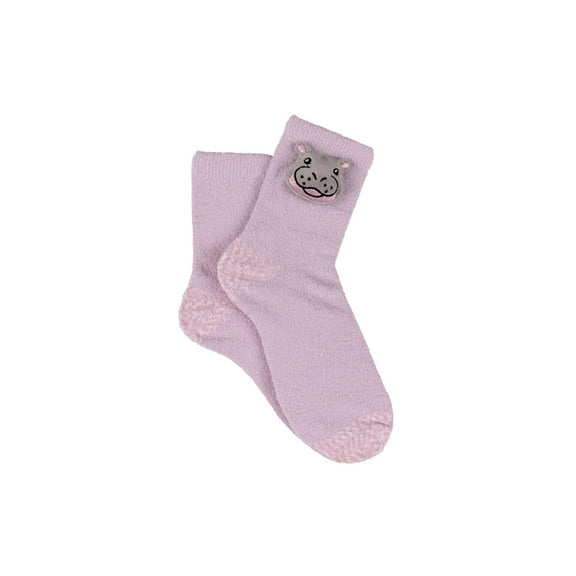 Sock House Co. 3D Hippo Cozy Crew Sock