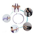 thumbnail image 4 of Flexible Ring Fitness 14" Yoga Rings With Padded Handles For Toning Arms Thighs/Legs & Core，Home Exercise Sports, 4 of 8