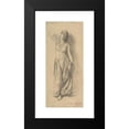 thumbnail image 2 of Charles Bargue 11x18 Black Modern Framed Museum Art Print Titled - Study for ‘The Almeh’ (1879), 2 of 5
