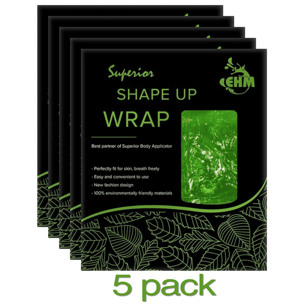 EHM Premium Reusable Shape Up Wrap Detox & Lose Inches (5) Walmart