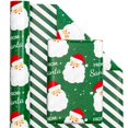 thumbnail image 2 of Papel de regalo navideño WRAPAHOLIC reversible de 43 cm x 10 m, 2 of 7