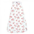thumbnail image 3 of Hudson Baby Infant Girl Interlock Cotton Sleeveless Sleeping Bag, Soft Pink Roses, 0-3 Months, 3 of 4
