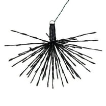 Vickerman 160Lt x 24" Black Starburst Warm White 5mm Twinkle LED Lights.