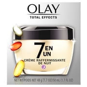 Olay Total Effects Night Firming Cream Face Moisturizer, 1.7 oz