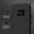 thumbnail image 6 of Nalacover Case for Samsung S8,Slim Luxury Premium PU Leather Non-Slip Grip Shockproof Bumper Anti-Scratch [ with Tempered Glass Screen Protector ] Cases for Samsung Galaxy S8, Black, 6 of 8