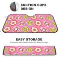 thumbnail image 3 of GZHJMY Car Front Windshield Sunshade UV Heat Protection, Foldable Auto Windshield Sun Visor for SUV Sedan Cute Donut Elements, Car Sunscreen Blocks UV Rays Heat 51x27.5inch Keep Vehicle Cool, 3 of 5
