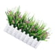 thumbnail image 3 of Valla en maceta flor artificial tela de simulación flor hogar boda decoración floral falsa, blanco y rojo púrpura Eigraketly HA7817-01B, 3 of 6