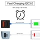 thumbnail image 4 of Cargador De Teléfono De Motocicleta USB C Cargo Rápido Monte De Manillar Impermeable Con Voltímetro Y Encendido Apagado SAE Compatible Para Tabletas De Teléfonos Inteligentes Y, 4 of 7