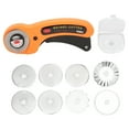 thumbnail image 2 of Roller Cutter,Fabric Cutter Manual Cloth Fabric Cutter Set Cutting Wheel Sewing Professional Grade, 2 of 9