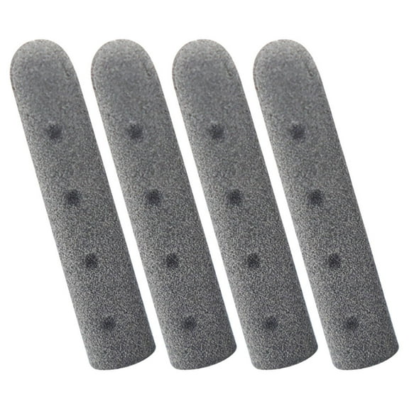 HOMEMAXS 4 Pcs Lace Ends Shoe Laces Ends 2.20X0.50X0.50CM Grey