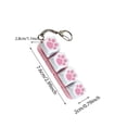 thumbnail image 3 of IAJFHAFS Light Up Cat Paw Clicky Keyboard Fidget Toys for Adults Keycap Clicker Key Button Stress Relief Fidget Sensory Keychain for Anxiety Decompression, 3 of 7