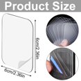 thumbnail image 3 of Double Sided Adhesive Tapes,Waterproof No Damage Removable Heavy Duty Mounting Tapes,2.36x2.36 inch Transparent Residue-Free Sticky Pads for Walls,Hanging Pictures,DIY Craft Home Office (5 PCS), 3 of 9