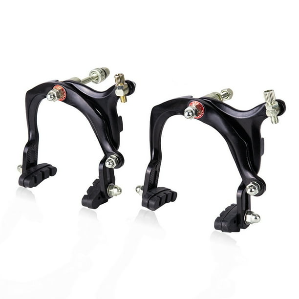 2Pcs Bicycle Brakes Long Arm Caliper C Brake Blocks Cycling
