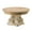 90#Cream+Brown,Magnesium Oxide, variant on Cutlery Sets D9.5" x 5.5" Cake Stand, Wood Cake Plate with Magnesium Base,Cookware Sets